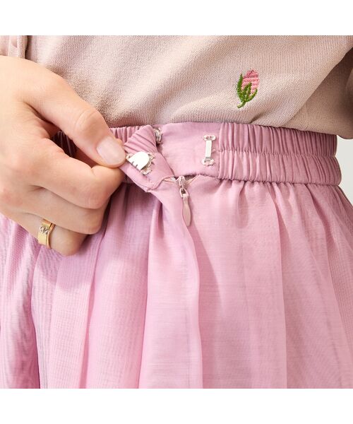 Rose Tiara / ローズティアラ ミニ・ひざ丈スカート | 【セットアップ対応】フレアプリーツスカート | 詳細11