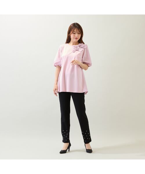 Rose Tiara / ローズティアラ その他パンツ | 【定番人気/手洗いOK】パールスタッズレギンスパンツ | 詳細5