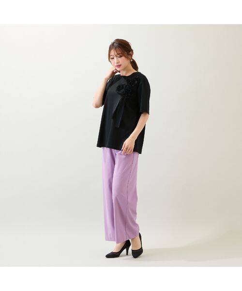 Rose Tiara / ローズティアラ その他パンツ | 【接触冷感/UVカット/抗菌/防臭】イージーワイドパンツ | 詳細7