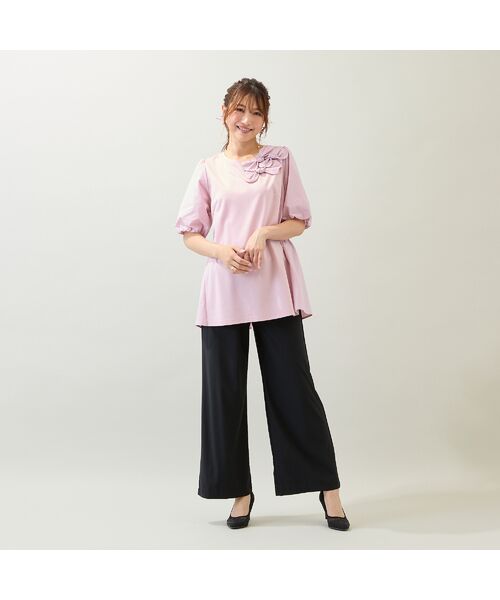 Rose Tiara / ローズティアラ その他パンツ | 【接触冷感/UVカット/抗菌/防臭】イージーワイドパンツ | 詳細12