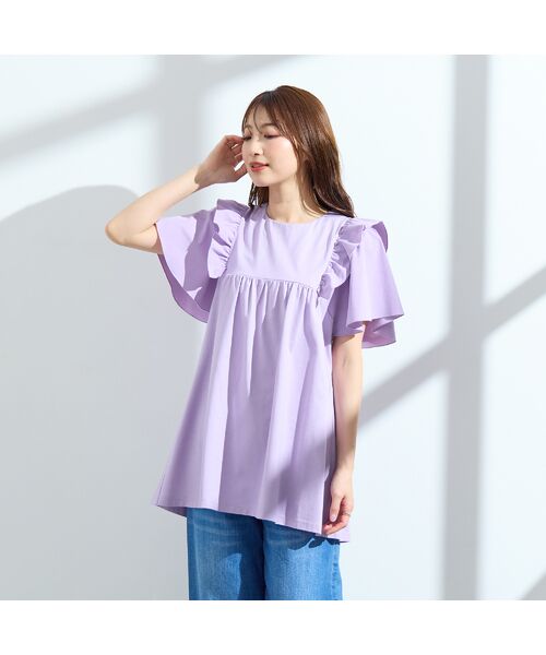 Rose Tiara / ローズティアラ カットソー | 【コットン100％/手洗い可】ペプラムブラウス | 詳細5