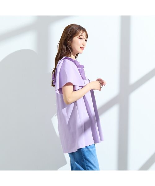 Rose Tiara / ローズティアラ カットソー | 【コットン100％/手洗い可】ペプラムブラウス | 詳細6