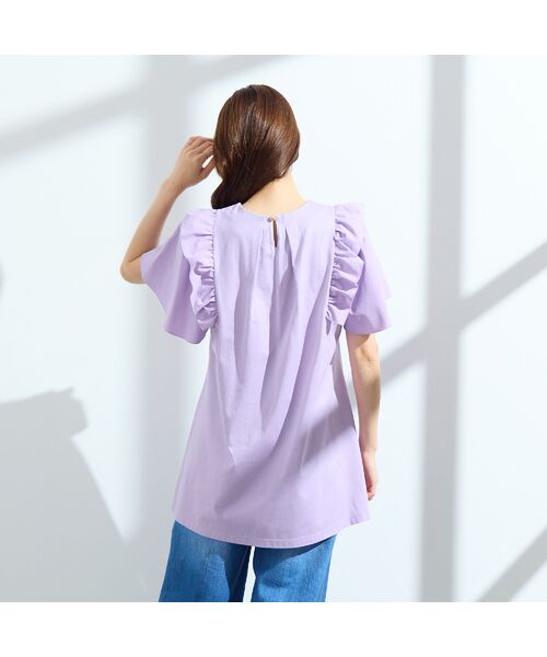 Rose Tiara / ローズティアラ カットソー | 【コットン100％/手洗い可】ペプラムブラウス | 詳細7