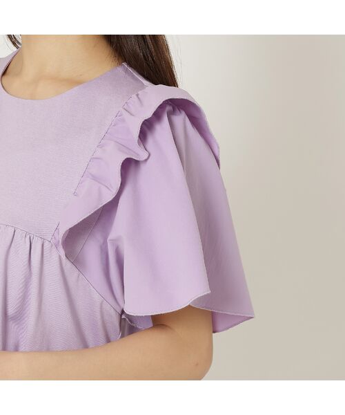 Rose Tiara / ローズティアラ カットソー | 【コットン100％/手洗い可】ペプラムブラウス | 詳細13