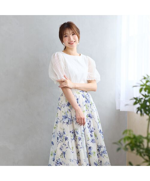 Rose Tiara / ローズティアラ カットソー | 【接触冷感/手洗い可】ボリューム袖カットソー | 詳細2