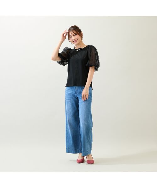 Rose Tiara / ローズティアラ カットソー | 【接触冷感/手洗い可】ボリューム袖カットソー | 詳細6