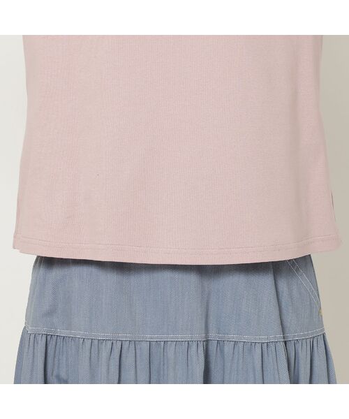 Rose Tiara / ローズティアラ カットソー | 【人気アイテム/接触冷感/手洗い可】ドットチュール切替カットソー | 詳細10