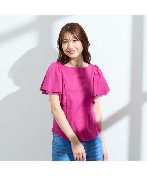 Rose Tiara / ローズティアラ カットソー | 【手洗い可】フリル袖カットソー | 詳細1