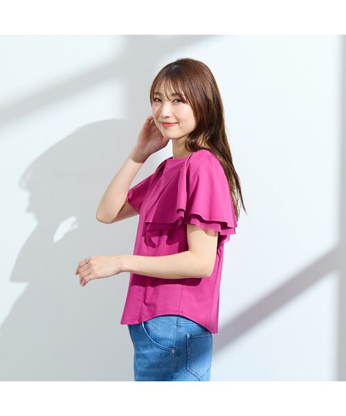 Rose Tiara / ローズティアラ カットソー | 【手洗い可】フリル袖カットソー | 詳細2