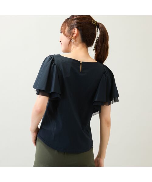 Rose Tiara / ローズティアラ カットソー | 【手洗い可】フリル袖カットソー | 詳細5