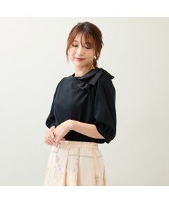 Rose Tiara / ローズティアラ カットソー | 【接触冷感/綿100%/手洗いOK】ビッグリボンカットソー