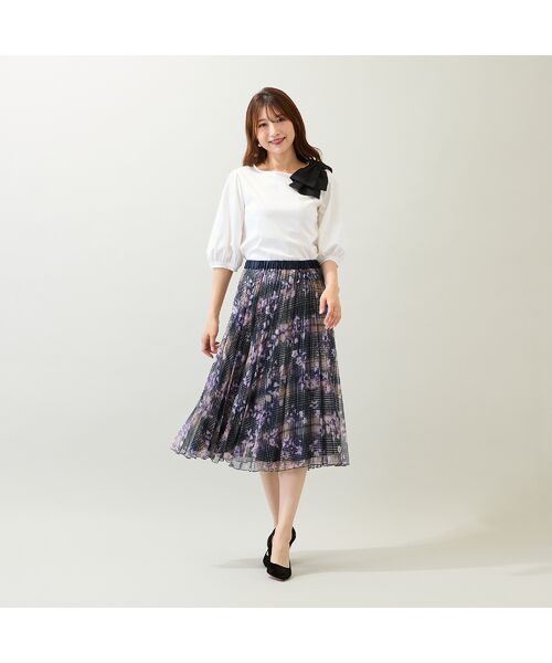 Rose Tiara / ローズティアラ カットソー | 【接触冷感/綿100%/手洗いOK】ビッグリボンカットソー | 詳細3