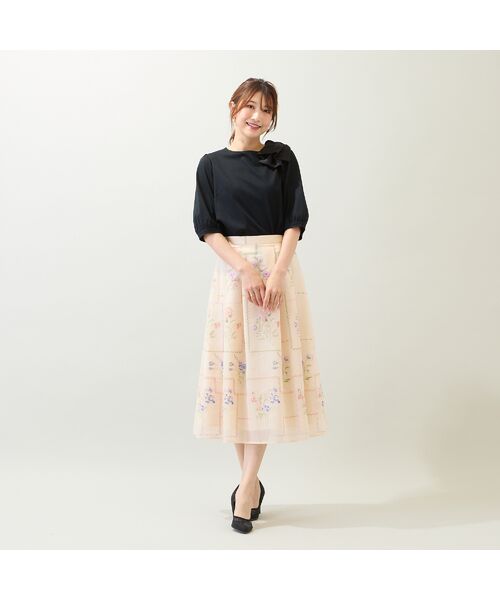 Rose Tiara / ローズティアラ カットソー | 【接触冷感/綿100%/手洗いOK】ビッグリボンカットソー | 詳細5