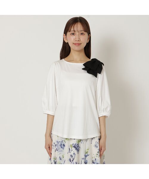 Rose Tiara / ローズティアラ カットソー | 【接触冷感/綿100%/手洗いOK】ビッグリボンカットソー | 詳細6