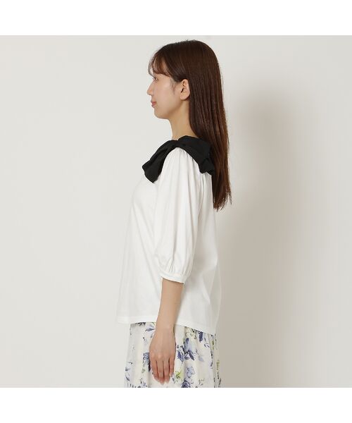 Rose Tiara / ローズティアラ カットソー | 【接触冷感/綿100%/手洗いOK】ビッグリボンカットソー | 詳細7