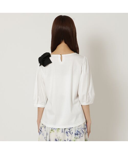 Rose Tiara / ローズティアラ カットソー | 【接触冷感/綿100%/手洗いOK】ビッグリボンカットソー | 詳細8