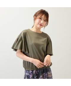 Rose Tiara / ローズティアラ カットソー | 【接触冷感/綿100%/手洗いOK】フレアスリーブカットソー