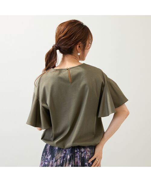 Rose Tiara / ローズティアラ カットソー | 【接触冷感/綿100%/手洗いOK】フレアスリーブカットソー | 詳細6