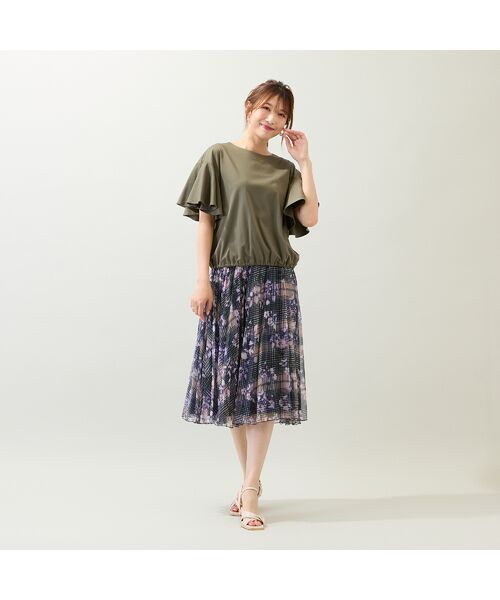 Rose Tiara / ローズティアラ カットソー | 【接触冷感/綿100%/手洗いOK】フレアスリーブカットソー | 詳細7