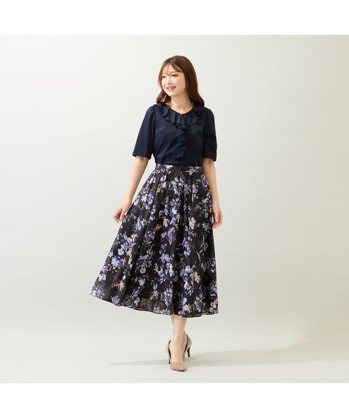 Rose Tiara / ローズティアラ カットソー | 【接触冷感/綿100%/手洗いOK】フリルカットソー | 詳細2