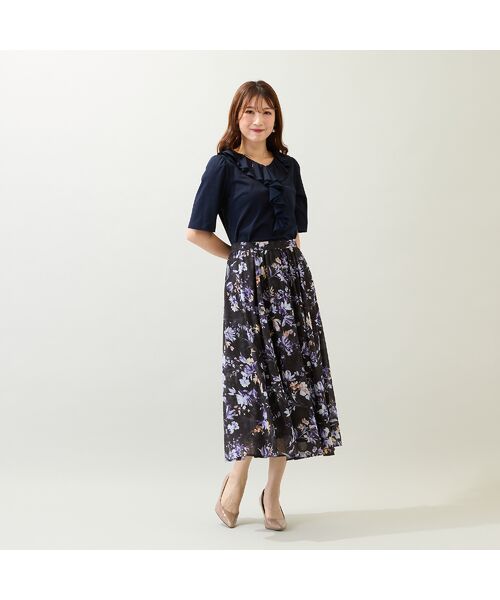 Rose Tiara / ローズティアラ カットソー | 【接触冷感/綿100%/手洗いOK】フリルカットソー | 詳細3