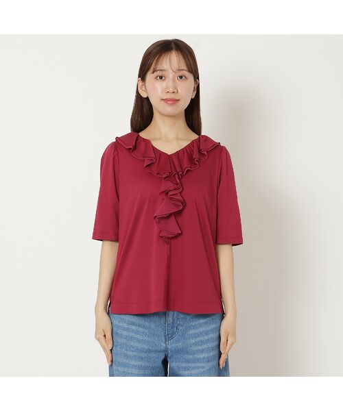 Rose Tiara / ローズティアラ カットソー | 【接触冷感/綿100%/手洗いOK】フリルカットソー | 詳細6