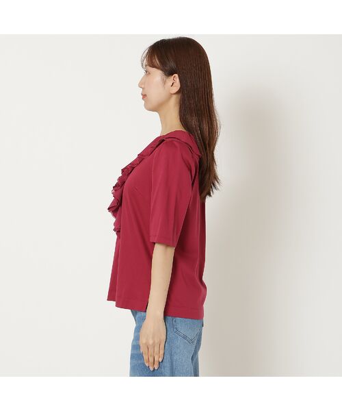 Rose Tiara / ローズティアラ カットソー | 【接触冷感/綿100%/手洗いOK】フリルカットソー | 詳細7