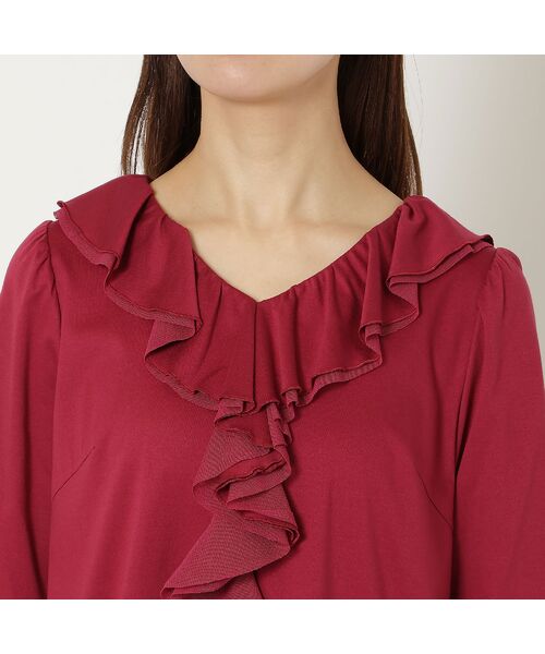 Rose Tiara / ローズティアラ カットソー | 【接触冷感/綿100%/手洗いOK】フリルカットソー | 詳細9