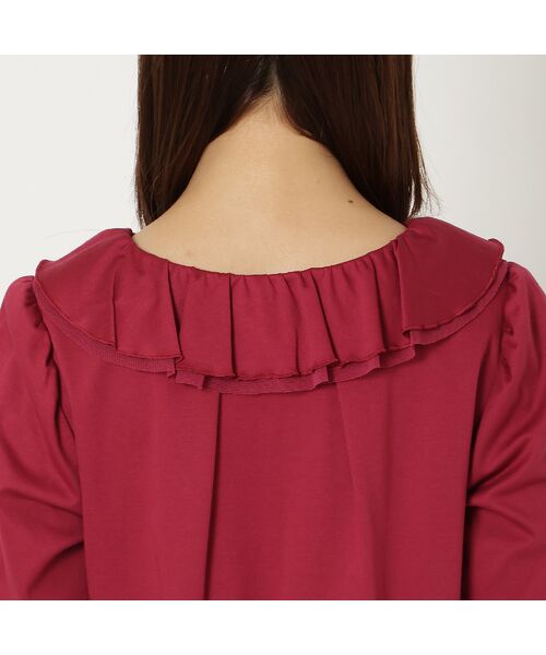 Rose Tiara / ローズティアラ カットソー | 【接触冷感/綿100%/手洗いOK】フリルカットソー | 詳細11