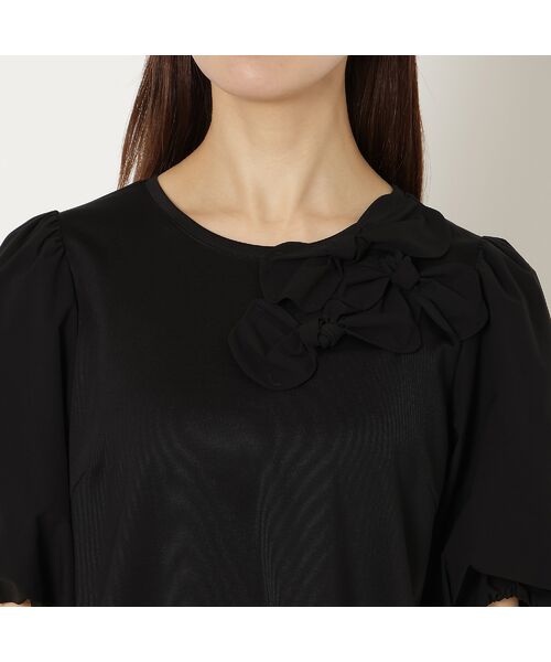 Rose Tiara / ローズティアラ カットソー | 【接触冷感/UVカット/手洗いOK】バックギャザー切替カットソー | 詳細7