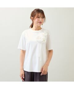 ♡半額値下げ♡美品♡ローズティアラ♡ワンピース♡総柄お花♡赤色♡42♡スカート♡ ツィードプリントワンピース（83015504） | Rose Tiara