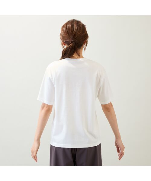 Rose Tiara / ローズティアラ カットソー | 【接触冷感/綿100%/手洗いOK】巻きバラ刺繍カットソー | 詳細5