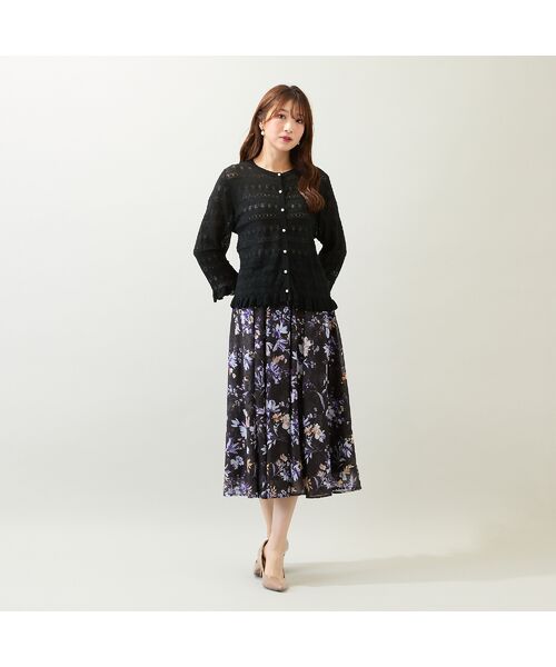 Rose Tiara / ローズティアラ ニット・セーター | 透かし編みニットカーディガン | 詳細3