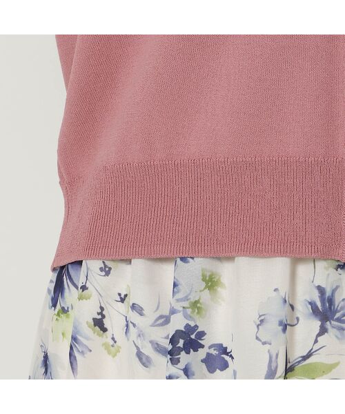 Rose Tiara / ローズティアラ ニット・セーター | ビジュー調ボタンニットカーディガン | 詳細15