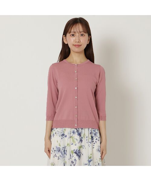 Rose Tiara / ローズティアラ ニット・セーター | ビジュー調ボタンニットカーディガン | 詳細7