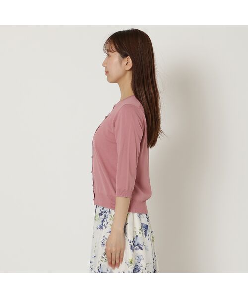 Rose Tiara / ローズティアラ ニット・セーター | ビジュー調ボタンニットカーディガン | 詳細8