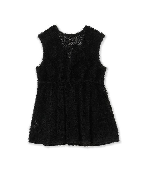 Rose Tiara / ローズティアラ ベスト | チュール刺繍レイヤードジレ | 詳細15