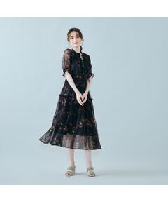 ローズティアラ大きいサイズ50ワンピース 超美品】Rose Tiaraローズティアラ ワンピース (50) 大きいサイズ