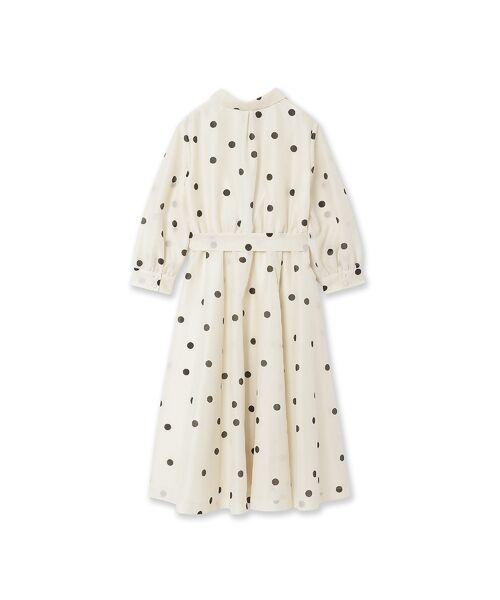 Rose Tiara / ローズティアラ ミニ丈・ひざ丈ワンピース | シャツ風ドットワンピース | 詳細15