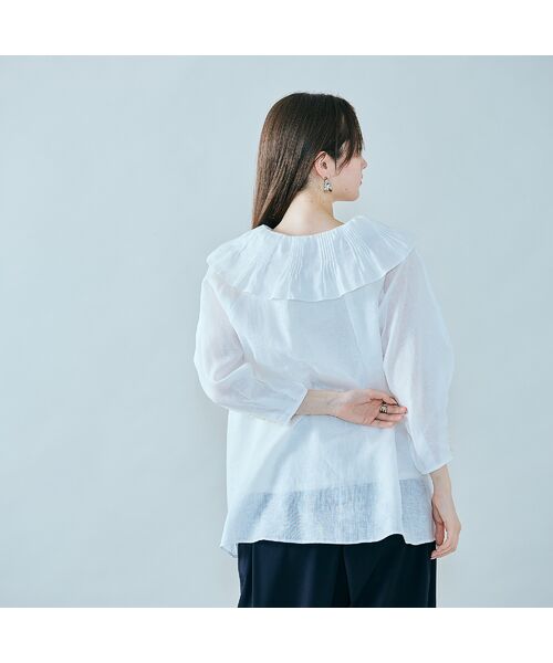 Rose Tiara / ローズティアラ シャツ・ブラウス | オーバーピンタックブラウス | 詳細3