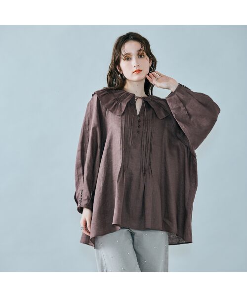 Rose Tiara / ローズティアラ シャツ・ブラウス | オーバーピンタックブラウス | 詳細4