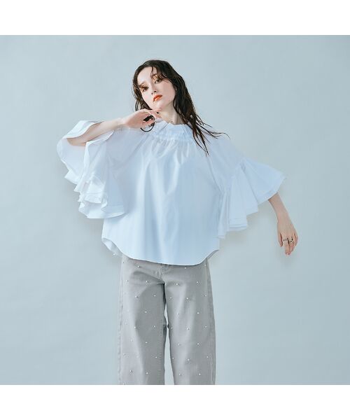 Rose Tiara / ローズティアラ シャツ・ブラウス | ラッフルスリーブブラウス | 詳細1