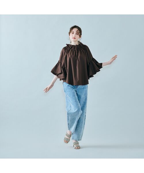 Rose Tiara / ローズティアラ シャツ・ブラウス | ラッフルスリーブブラウス | 詳細5