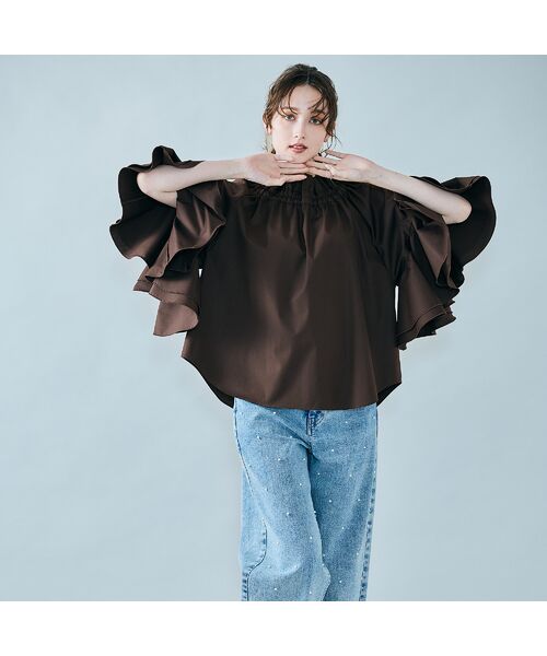 Rose Tiara / ローズティアラ シャツ・ブラウス | ラッフルスリーブブラウス | 詳細7