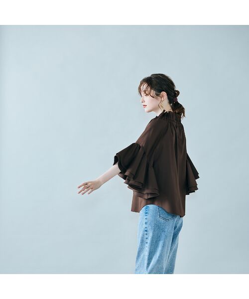 Rose Tiara / ローズティアラ シャツ・ブラウス | ラッフルスリーブブラウス | 詳細8