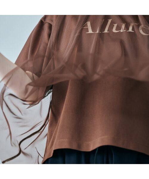 Rose Tiara / ローズティアラ カットソー | チュールレイヤードロゴTシャツ | 詳細8