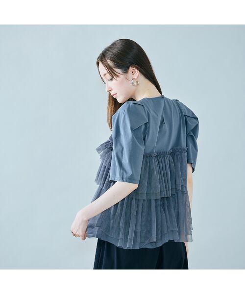 Rose Tiara / ローズティアラ カットソー | ティアードチュールカットソー | 詳細6