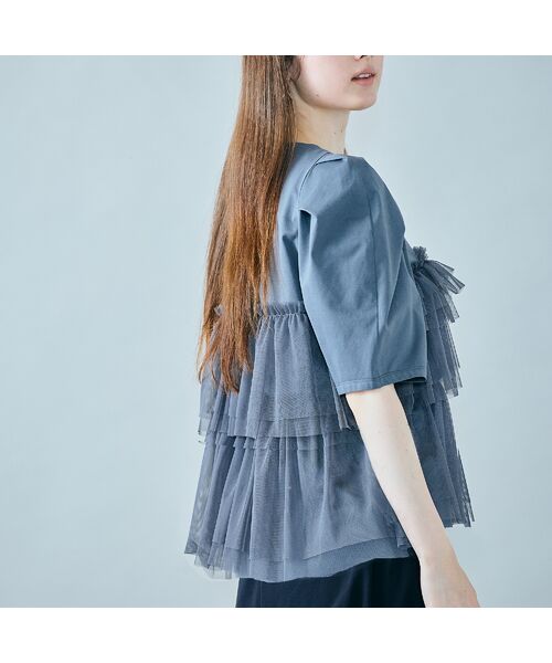 Rose Tiara / ローズティアラ カットソー | ティアードチュールカットソー | 詳細7