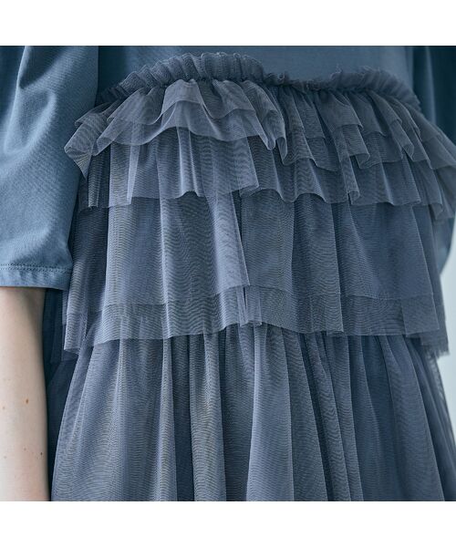 Rose Tiara / ローズティアラ カットソー | ティアードチュールカットソー | 詳細9