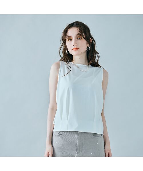 Rose Tiara / ローズティアラ カットソー | バックシャンノースリーブカットソー | 詳細1